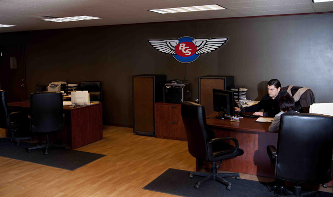Our Customer Service area.